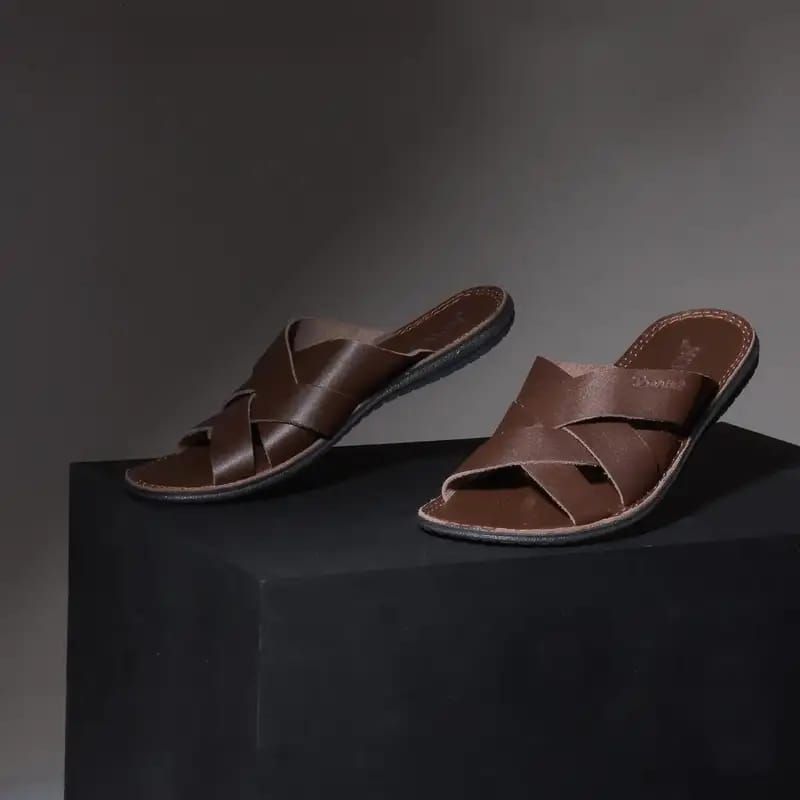 164 Sandal Cross Strap Pria